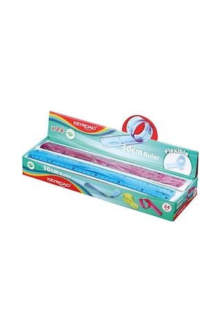 Keyroad Kırılmaz Cetvel 30 CM Yeşil