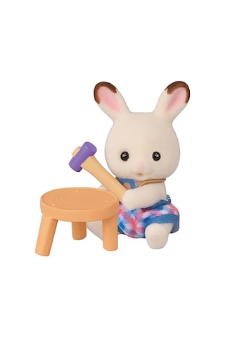 Bebek Minifigür Minik Ustalar Serisi Çok Renkli Plastik Inşaat Temalı Sylvanian Families Genel