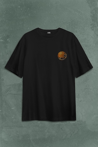 Baller Basketball Basketbol Nba Basketçi Üçlük Sırt Ön Baskılı Oversize Tişört Unisex T-shirt 001