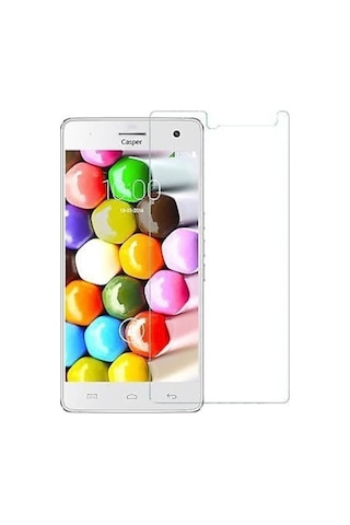Casper Via V8C Nano Kırılmaz Cam Ekran Koruyucu Şeffaf