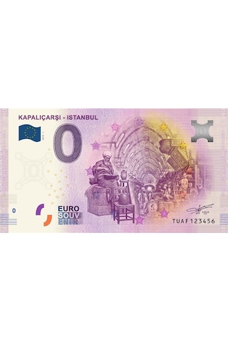 0 Euro Hatıra ve Koleksiyon Parası-Kapalıçarşı 2019