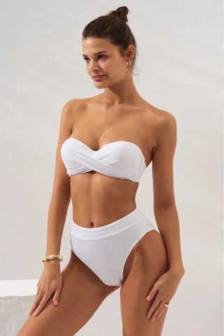 Pierre Cardin Tek Parça Alt - Yüksek Bel Bikini Altı Toparlayıcı, Kusursuz Form, Iz Bırakmaz Konfor Beyaz