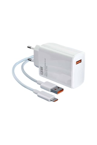 Turbo Hızlı Şarj Destekli 120w Usb-c Şarj Seti