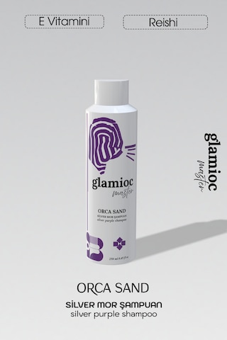 Mioc Kozmetik Glamioc Master Orca Sand Silver Mor Şampuan