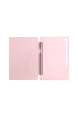 İpad Uyumlu Pro 13 2024 Kılıf Kalemlikli Hugo Tablet Kılıfı - Rose Gold