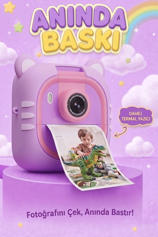 Liçi LC-P04 Çocuk Fotoğraf Makinesi
