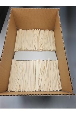 14 Cm Ahşap Çay Karıştırıcı 8.000 Adet Tek Kullanımlık Doğal Tahta Karıştırıcı Kafe, Restoran, Çay Ocağı Ve Ofisler İçin Ekonomik Paket Açık Ahşap
