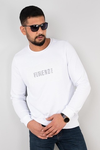 Sıfır Yaka Erkek Sweatshirt