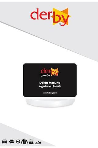 Derby Siyah Deri Çatlak Giderici Dolgu Macunu 50gr