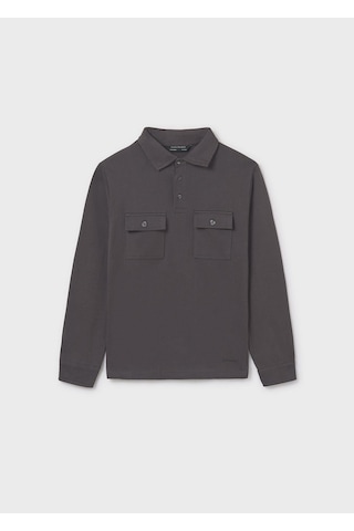 Mayoral Erkek Çocuk Yakalı Sweatshirt Gri