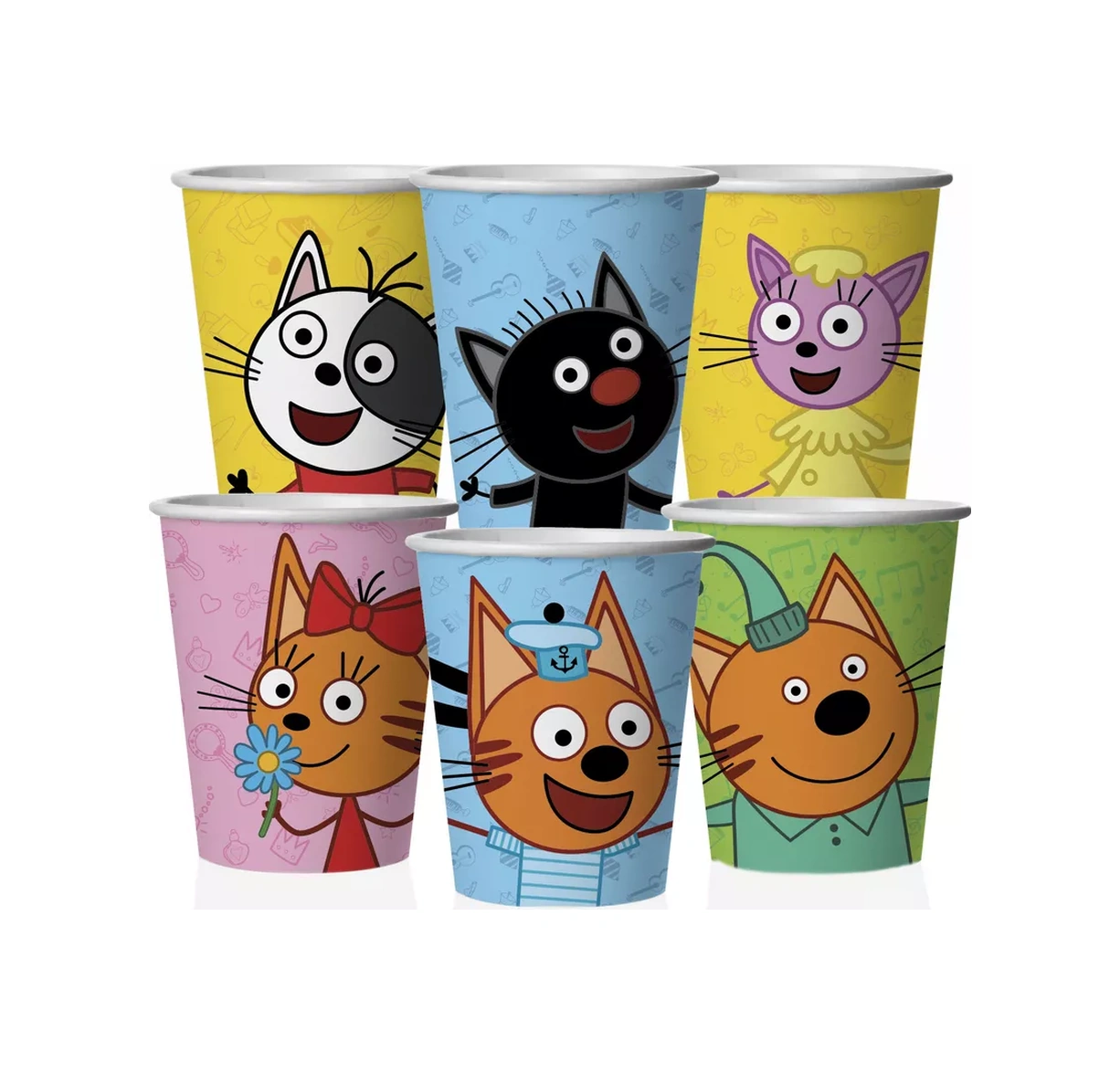 Davajdarit' 3 Kedi 12 Kişilik Tek Kullanımlık Parti Mutfak Seti 229745529 100 adet