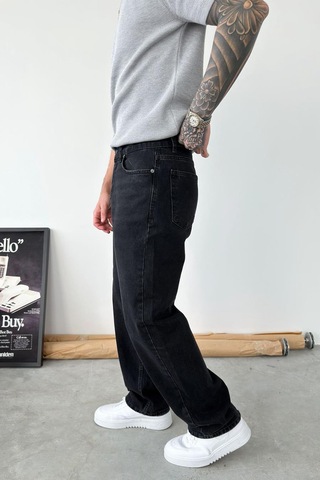 Füme Basic Baggy Fit Pantolon Füme