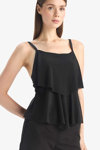 Defacto Regular Fit Tül Tankini-fall İn Love E3293ax25smbk81 Siyah