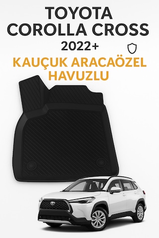 Toyota Corolla Cross 2022 Sonrası Uyumlu 3d Kauçuk Oto Paspas
