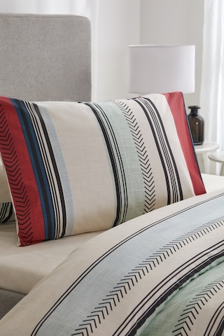 Floretta Etniline Çift Kişilik Nevresim Takımı Krem