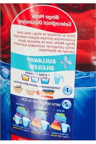 Renkli Toz Çamaşır Deterjanı, 6000 G, 40 Yıkama