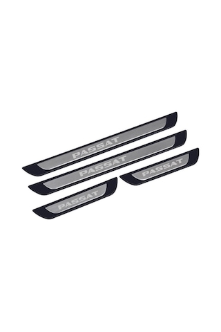 Volkswagen Passat B8 2015-2019 Modeller Old Krom Kapı Eşiği 4 Parça Yazılı