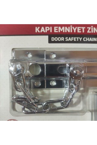 Kapı Emniyet Kilidi Zinciri Krom Renginde Beşel Yerli Üretim D...