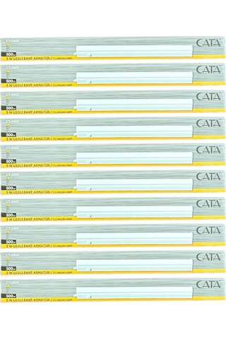 Cata Ct-2466 5w 3200k Günışığı Ledli Bant Armatür 10 Adet Beyaz