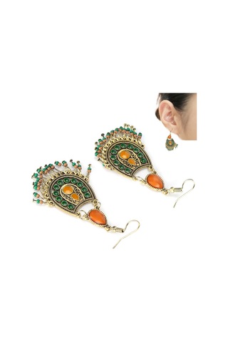 Tenfowee Bohemian Tarzı Uzun Tassel Küpeler - Retro Konforlu Çelik Alloy - Deniz Tatili Ve Özel Etkinlikler İçin Zengin Stili Sağlar Diğer