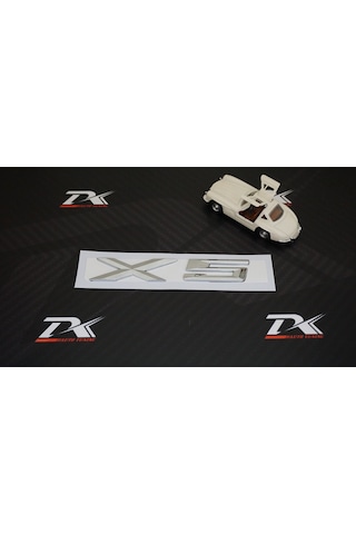 Bmw x5 Bagaj Krom Metal 3M 3D Yazı Logo