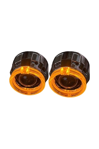 2.5 İnç Bi Xenon Mercek + C3 Model Turuncu Kapak