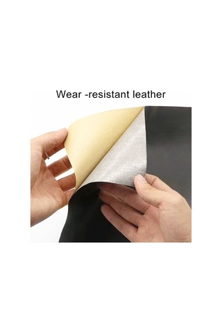 Sones 30x137 Cm Kendinden Yapışkanlı Deri Kanepe Tamir Yaması Araba Koltuğu Pvc Deri Etiket Koyu Kahverengi