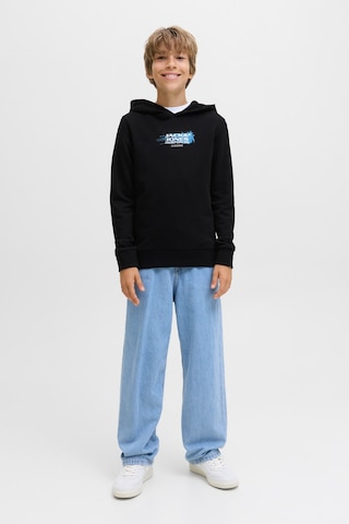 Jack & Jones Jcocondor Sweat Hood Fst Siyah Erkek Çocuk Sweatshirt 000000000102353036 Siyah