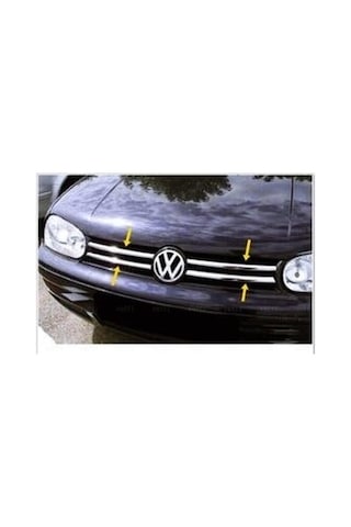 Ebal Otomotiv VW Golf 4 Krom Ön Panjur 4 prç. 1998-2004 P. Çelik