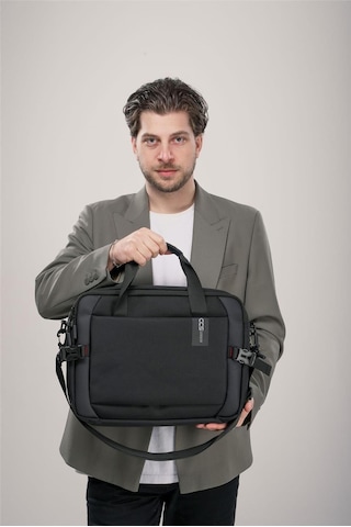 71460 Siyah Unisex Evrak Çantası Ccs London Siyah