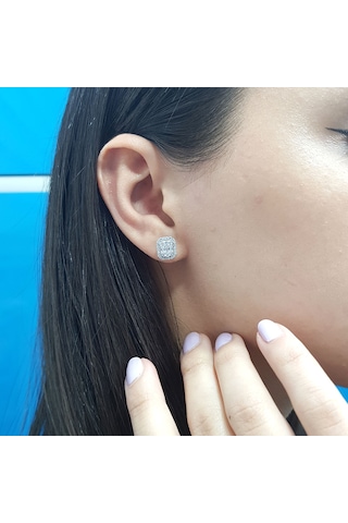 Lova 0,87 Karat Baget Pırlanta Küpe - 3010048