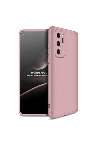 Huawei P40 Pro Kılıf Zore Ays Kapak Rose Gold