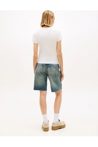 Tommy Hilfiger Tjw Dar Kesim Lineer Kadın Beyaz T-shirt Dw0dw18398ybl