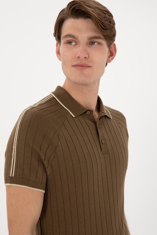 U.S. Polo Assn. Erkek Slim Fit Bisiklet Yaka Haki Tişört 50306481-VR027