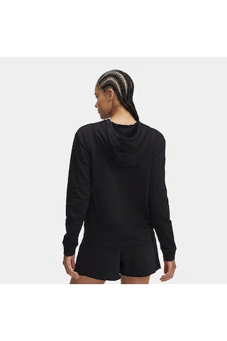 Under Armour Rival Terry Kadın Siyah Kapüşonlu Sweatshirt Siyah