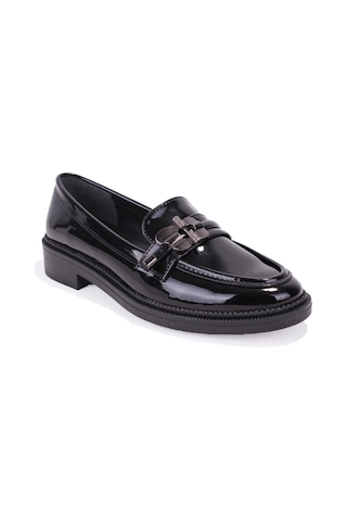 Dagoster Dza07-863705 Siyah Rugan Günlük Loafer Kadın Ayakkabı