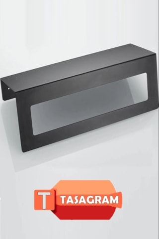 Dione Store Metal Banyo Havlu ve Tuvalet Kağıdı Askılığı 2'li Set Siyah