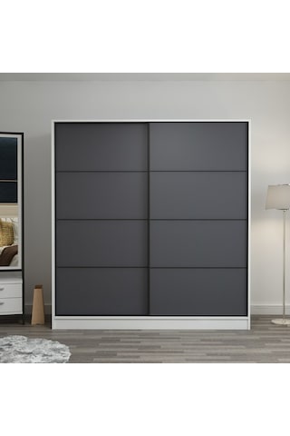 Minar Kale210y 2k Sürgülü Dolap 220g - Byz Antrasit