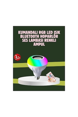 Buğz Hoparlörlü Led Ampul Ev Ve Ofis İçin Akıllı Aydınlatma Çözümü Diğer