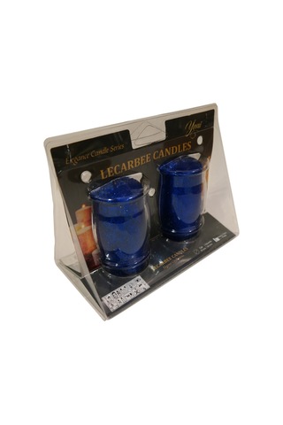 Lecarbee Candles 2'li Set Simli Silindir Mum Diğer