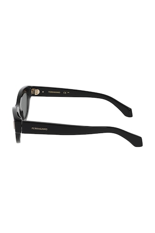 Salvatore Ferragamo Sf 2062se 001 49 Kadın Cat Eye Siyah Kemik Güneş Gözlüğü Siyah