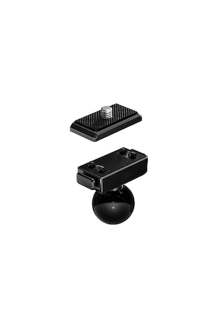 Quıckdock Qdx5-bc Manyetik Ve Kilitli Aksiyon Kamera Montaj Adaptörü 1/4 Dişli 25mm Toplu Mafsal Uyumlu Değiştirilebilir Aksiyon Kamera Bağlantılı Siyah