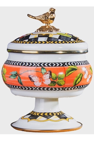 Emaye Ayaklı Şekerlik Paradise