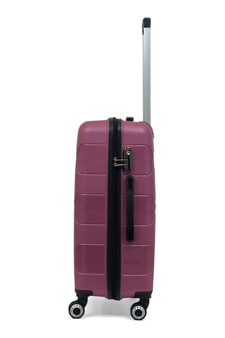 Lucas Polipropilen Kırılmaz Valiz, Orta Boy Gül Kurusu