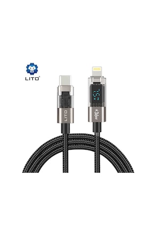 Lito 36w Led Göstergeli Type C-lightning Hızlı Şarj-ld09
