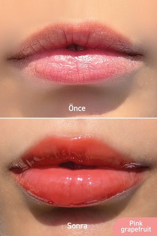 Parlatıcı, Dolgunlaştırıcı, Onarıcı Renkli Dudak Balmı, Pembe Greyfurt Aromalı 10 Ml
