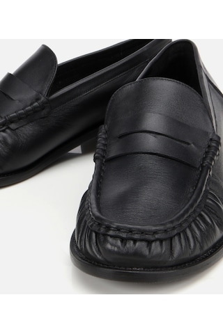 Hotiç Kadın Deri Siyah Günlük Loafer 01ayh311570a100 Siyah