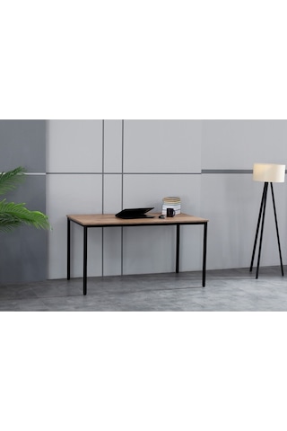 Arpelia Çalışma Masası 140x80x75 Cm Siyah Atlantik Çam Siyah - Atlantik Çam