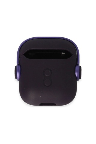 Apple Airpods 2 2.nesil Cool Kılıf - Derin Mor Çok Renkli