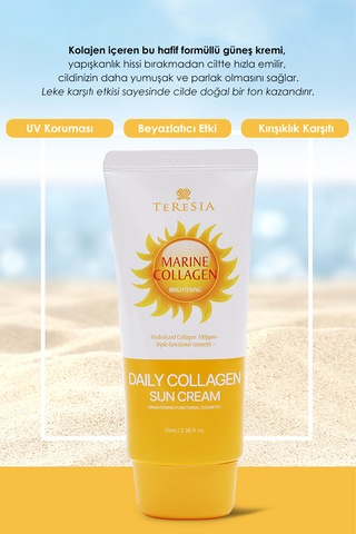 Aydınlatıcı & Kırışıklık Karşıtı Güneş Kremi Günlük Kullanıma Uygun, Hafif Yapı 70ml